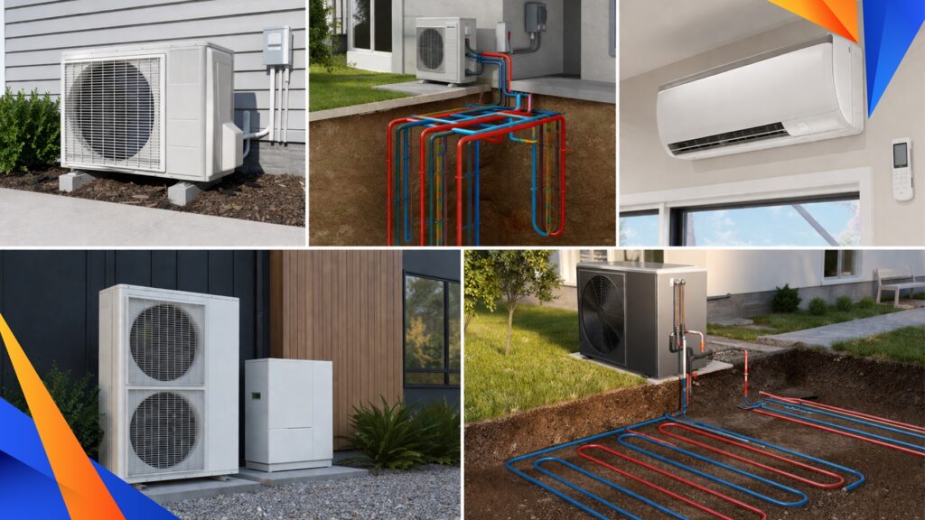 Types of Heat Pumps for Homes