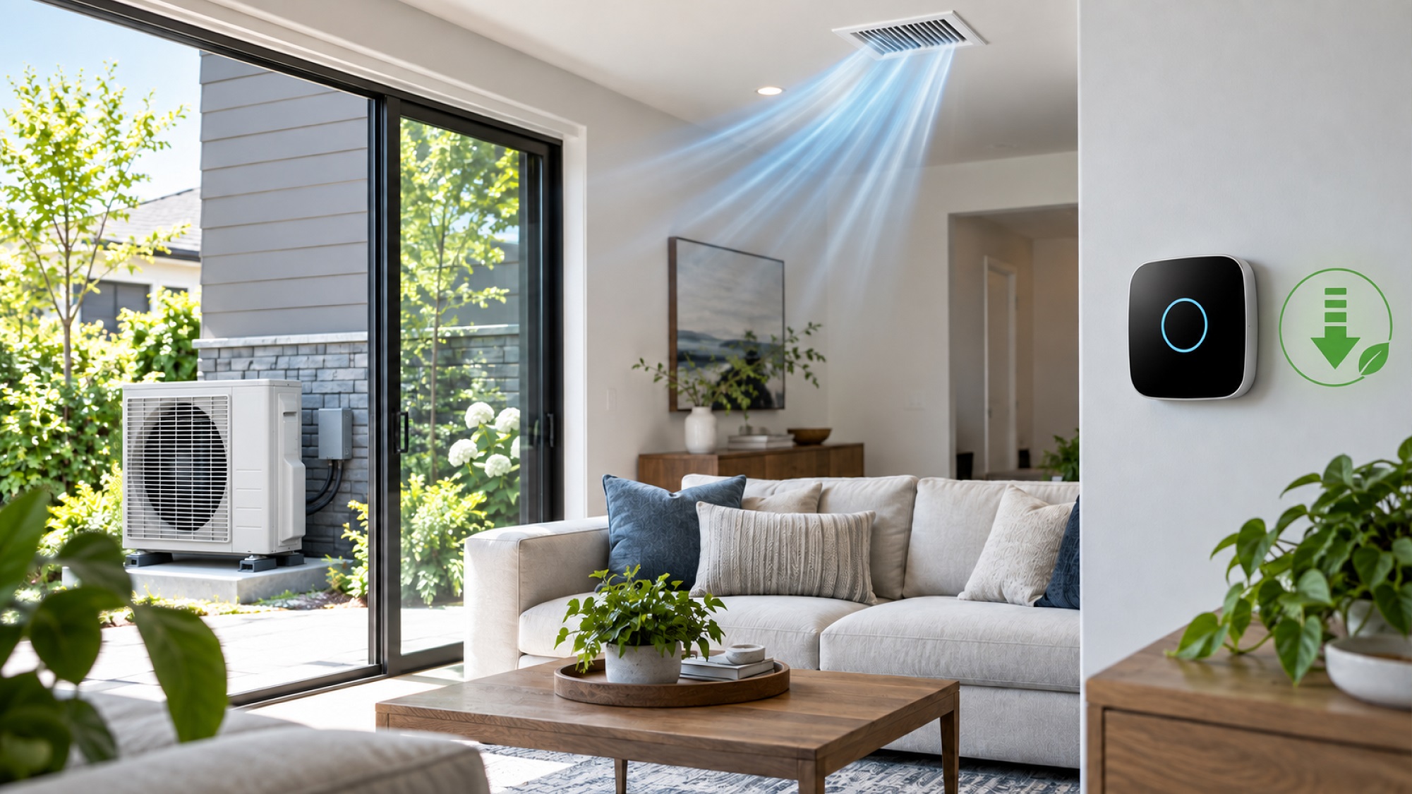 A more efficient air conditioner can lower operating costs while keeping your home comfortably cool. A more efficient air conditioner can lower operating costs while keeping your home comfortably cool.