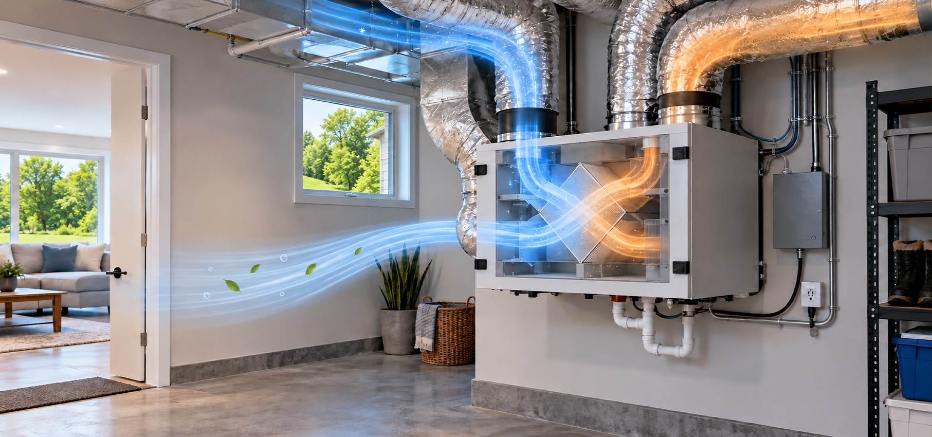 Heat recovery ventilator system