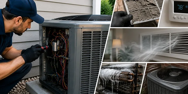 Common signs your AC needs maintenance – weak airflow, high energy bills and poor cooling performance