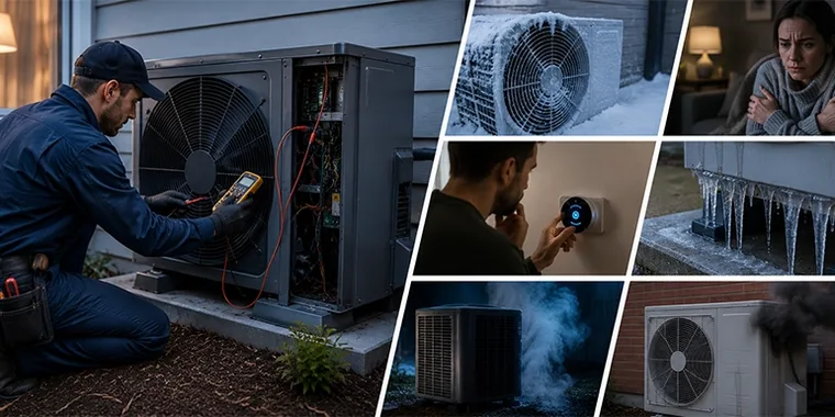 When do you need emergency heat pump repair – warning signs requiring immediate service
