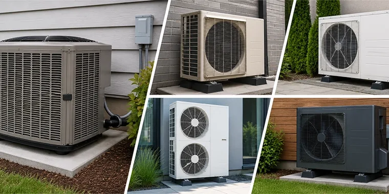 Types of heat pumps we repair in Calgary – ductless mini-split, central and all major brands